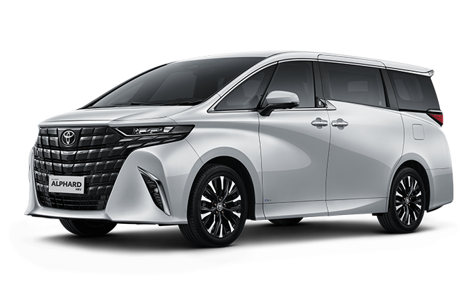All New Alphard 2.5 Hybrid HEV warna Platinum White Pearl