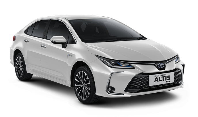 All New Corolla Altis Hybrid EV warna Platinum White Pearl Mica