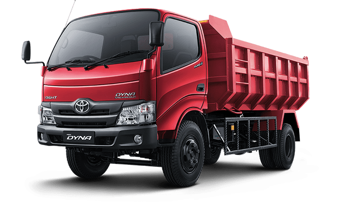 Toyota Dyna 136HT Heavy Duty 6 Roda warna Red