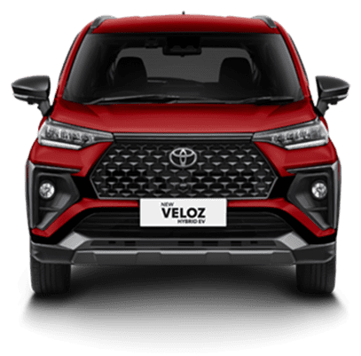 Veloz Hybrid EV warna Dark Red Mica Metallic