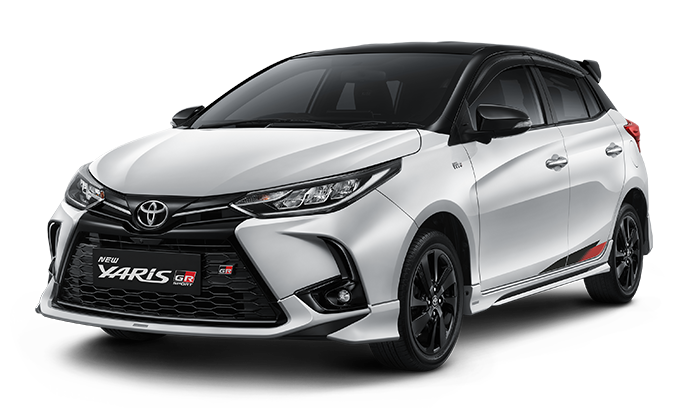 New Yaris 1.5 GR Sport warna Black Super White