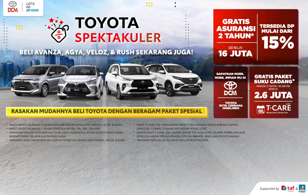 Promo Terbaru Toyota Di Bandung Barat & Purwakarta